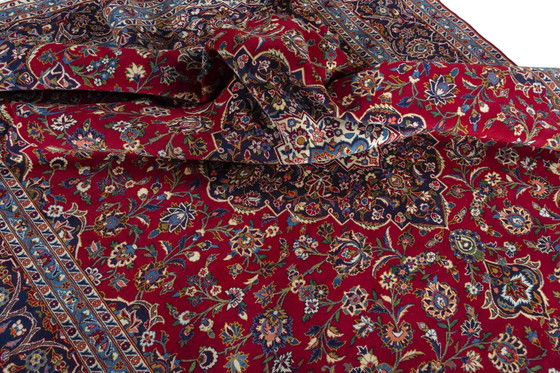 Image 1 of Tapis d'Orient Keshan liège noué à la main - 403 X 305 cm