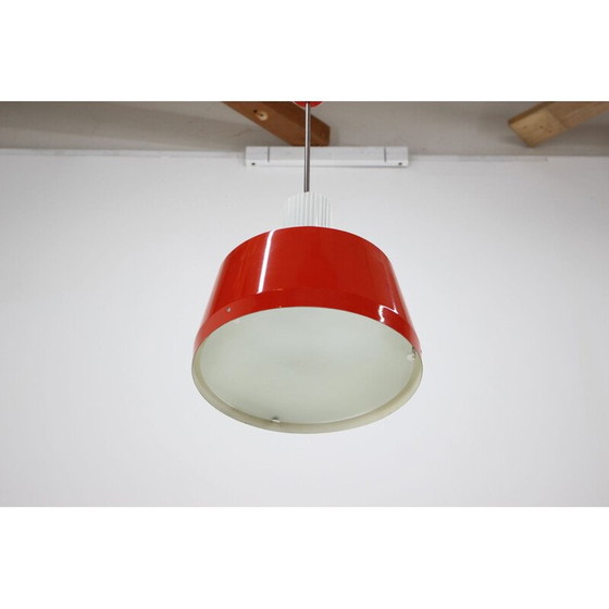 Image 1 of Lustre en verre vintage de Drupol, Tchécoslovaquie 1970