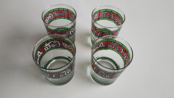 Image 1 of Ensemble Vintage Coca Cola 'Stained Glass' ('Style').