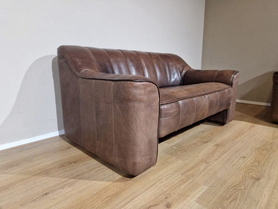 Image 1 of 2X De Sede Ds 44 Canapés - Vintage - Marron - Cuir - Design