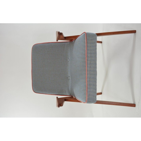 Image 1 of Fauteuil vintage Bunny pied-de-poule 1960