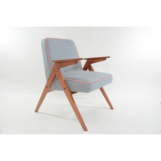 Image 1 of Fauteuil vintage Bunny pied-de-poule 1960