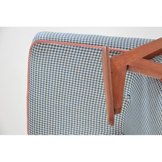 Image 1 of Fauteuil vintage Bunny pied-de-poule 1960