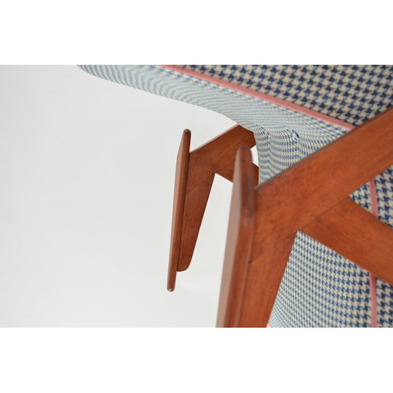 Image 1 of Fauteuil vintage Bunny pied-de-poule 1960