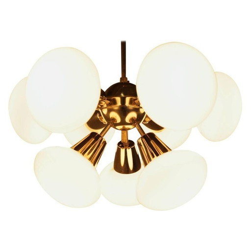 Lustre Sputnik vintage de Kamenicky Senov, 1970