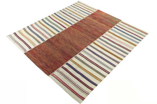 Kilim Fars tissé à la main en laine - 187 X 175 cm