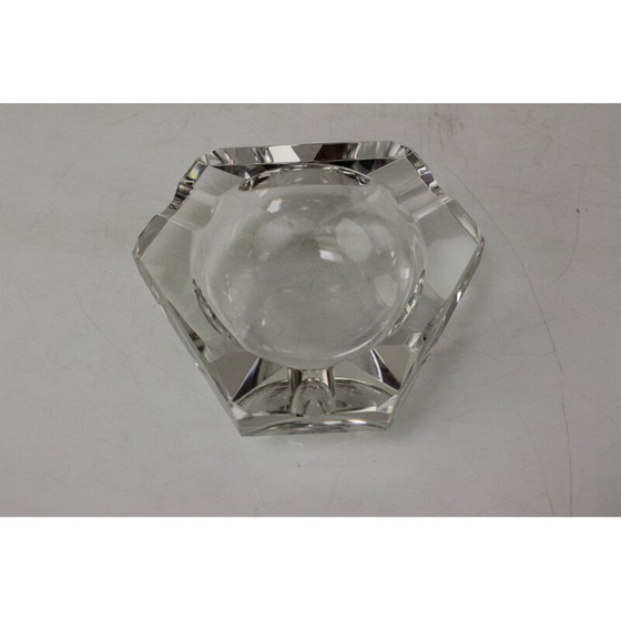 Image 1 of Cendrier vintage en verre de cristal de Bohemia Glass, Tchécoslovaquie 1970