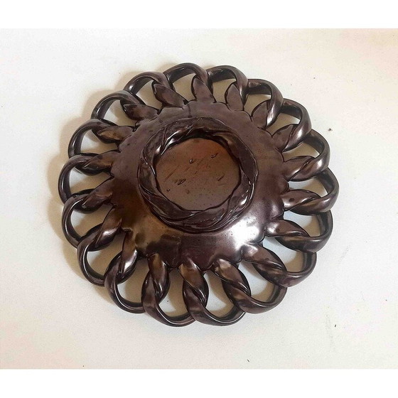Image 1 of Coupe à fruits en céramique vintage pour les Ateliers Ceramidi, 1960