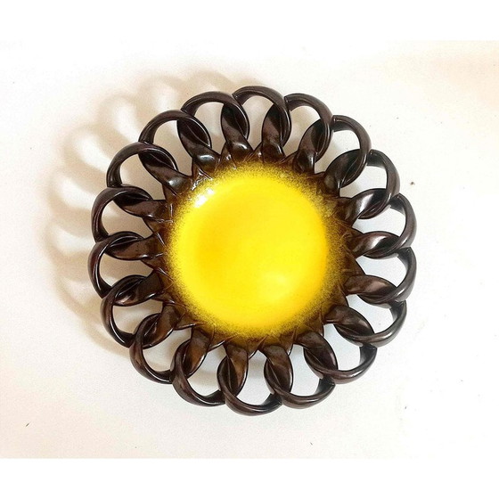 Image 1 of Coupe à fruits en céramique vintage pour les Ateliers Ceramidi, 1960