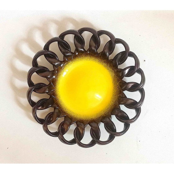 Image 1 of Coupe à fruits en céramique vintage pour les Ateliers Ceramidi, 1960