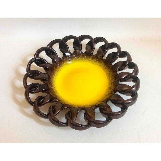 Image 1 of Coupe à fruits en céramique vintage pour les Ateliers Ceramidi, 1960