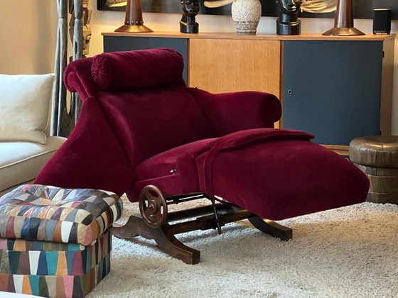 Image 1 of Fauteuil Le Surrepos Du Dr. Pascaud Marron, Paris, 1927