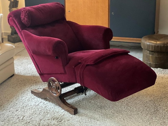 Image 1 of Fauteuil Le Surrepos Du Dr. Pascaud Marron, Paris, 1927