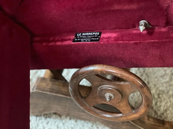 Image 1 of Fauteuil Le Surrepos Du Dr. Pascaud Marron, Paris, 1927
