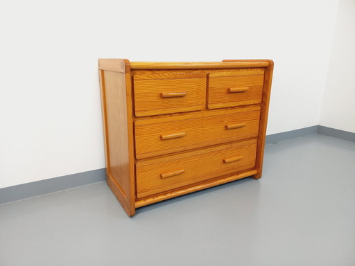 Commode en Pin Gautier Vintage des Années 70-80