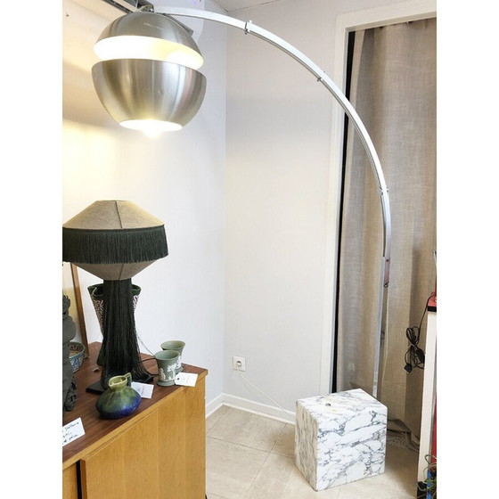 Image 1 of Lampadaire vintage à arc "gushing fountain", 1970
