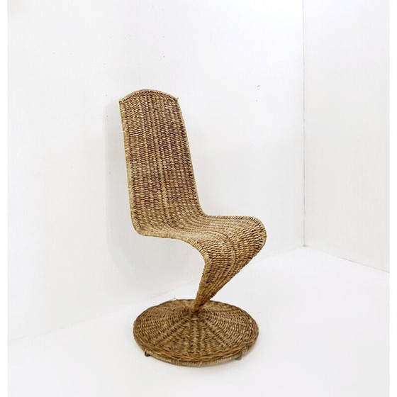 Image 1 of Chaise vintage en feuilles de bananier par Marzio Cecchi pour Most, 1970
