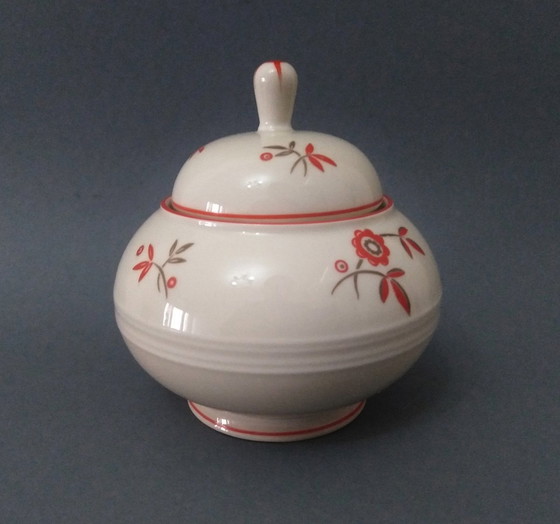 Image 1 of Otto Prutscher 'Metropolis' Art-Deco/Bauhaus 3-Pieces Set 1935