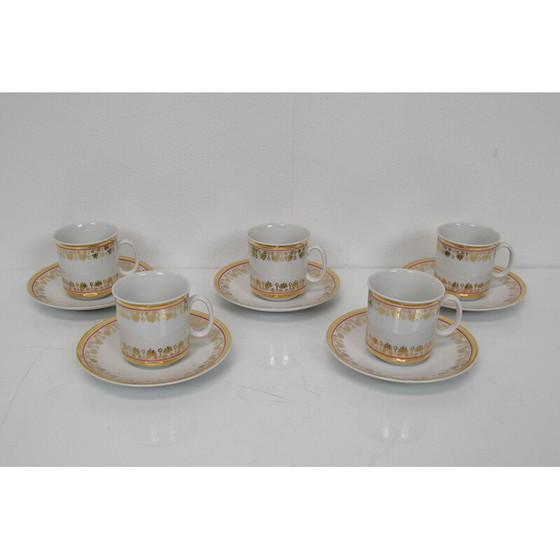 Image 1 of Ensemble de services à thé en porcelaine vintage de la société Epiag D.F., Tchécoslovaquie années 1960