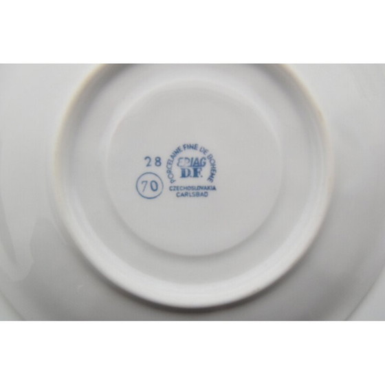 Image 1 of Ensemble de services à thé en porcelaine vintage de la société Epiag D.F., Tchécoslovaquie années 1960
