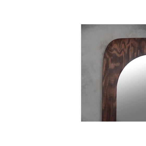 Image 1 of Miroir mural vintage en bois, Danemark 1950