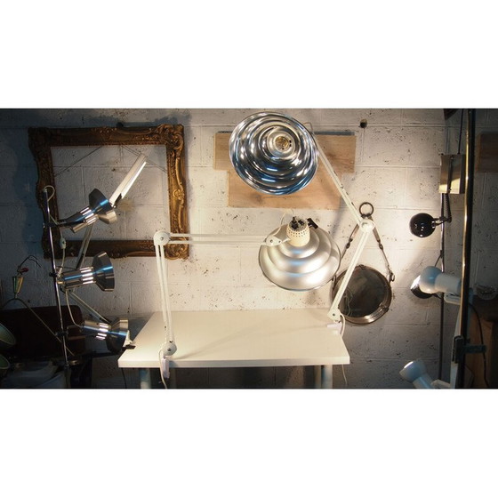 Image 1 of Paire de lampes de bureau chromées, 1970