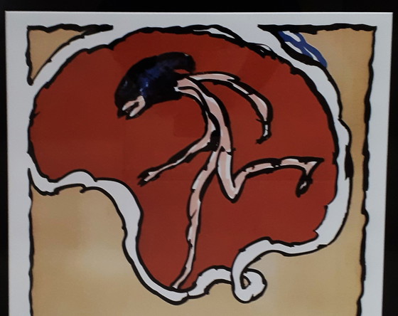 Image 1 of Pierre Alechinsky, Objet volant mondial