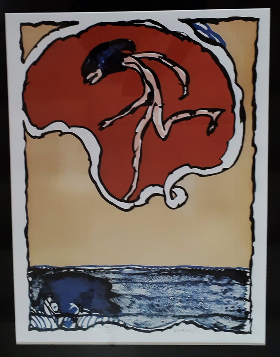 Image 1 of Pierre Alechinsky, Objet volant mondial