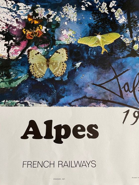 Image 1 of Salvador Dali (1904-1989), Chemins de fer français (Alpes), 1969, imprimé en France