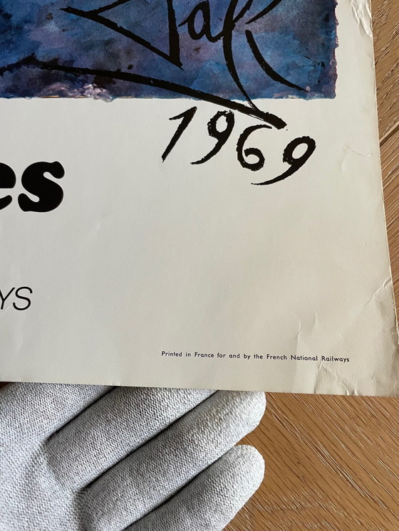 Image 1 of Salvador Dali (1904-1989), Chemins de fer français (Alpes), 1969, imprimé en France