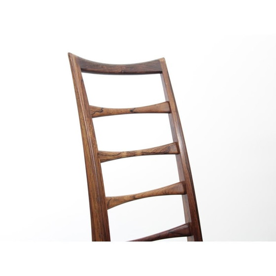 Image 1 of Ensemble de 4 chaises scandinaves vintage Lis en cuir par Niels Koefoed