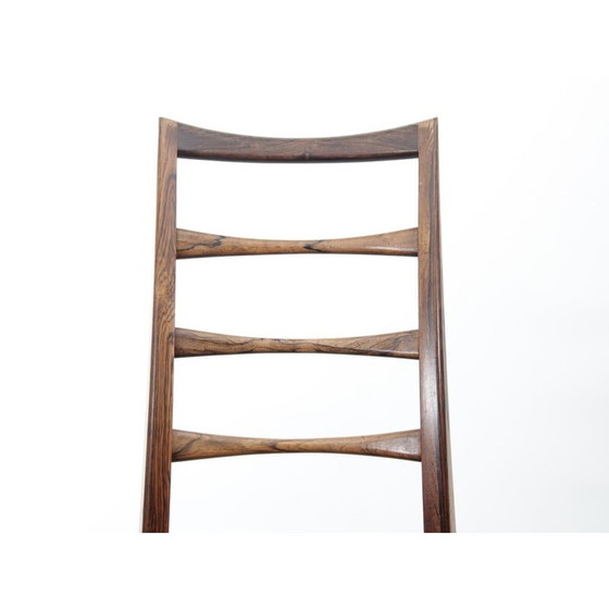 Image 1 of Ensemble de 4 chaises scandinaves vintage Lis en cuir par Niels Koefoed