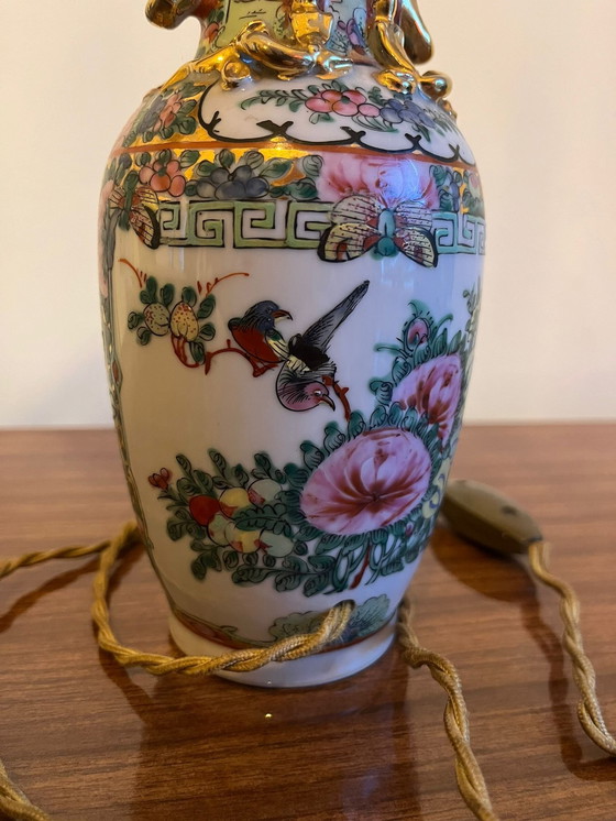 Image 1 of Lampe vintage chinoise