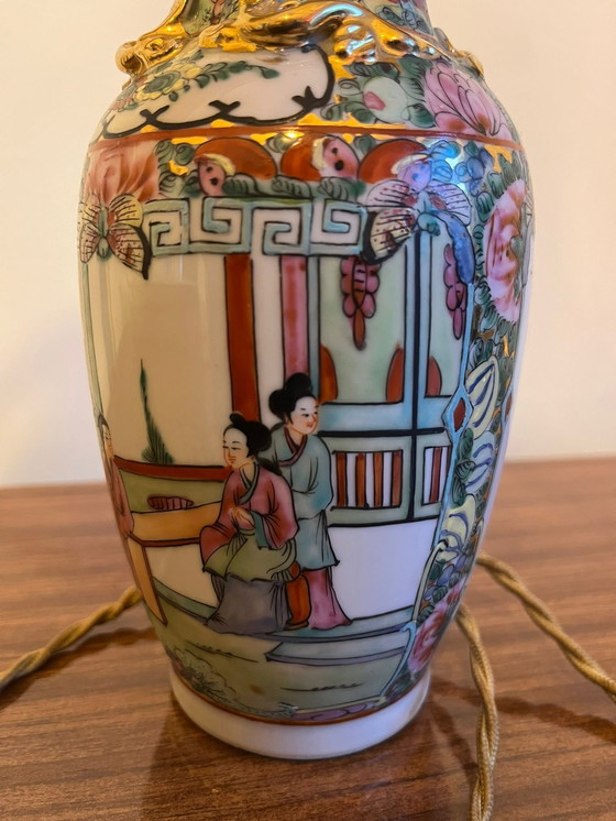 Image 1 of Lampe vintage chinoise