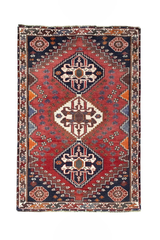 Tapis nomade Shiraz noué à la main - 171 X 115 cm