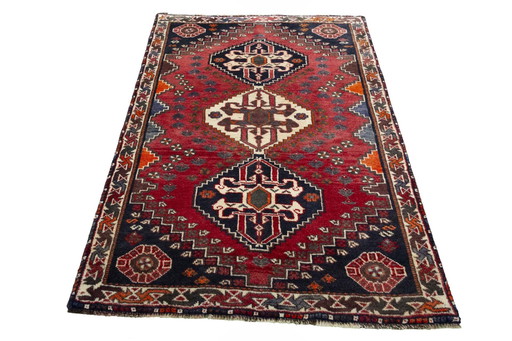 Tapis nomade Shiraz noué à la main - 171 X 115 cm