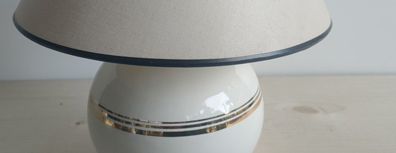 Image 1 of Lampe en céramique des années 1980 de style "Hollywood Regency".