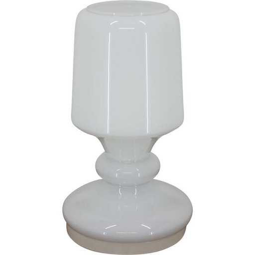 Lampe de table tout en verre du milieu du siècle, Stefan Tabery, années 1960