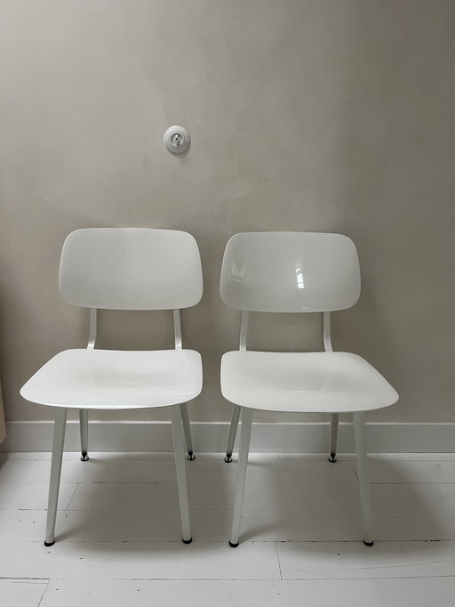 Ahrend Revolt White Set Of 2X Chairs