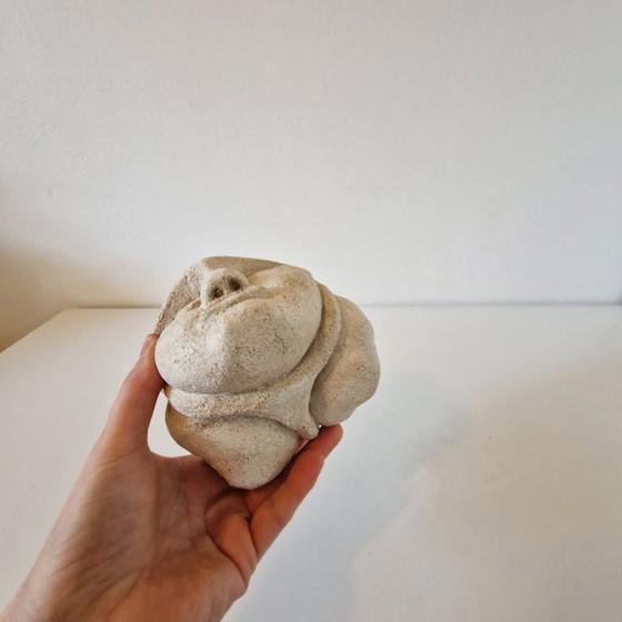 Image 1 of Statue en grès vintage Porte cire