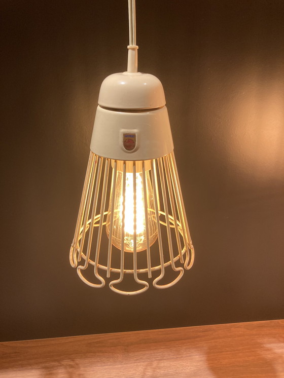 Image 1 of 2x Philips lampes suspendues vintage 1950s