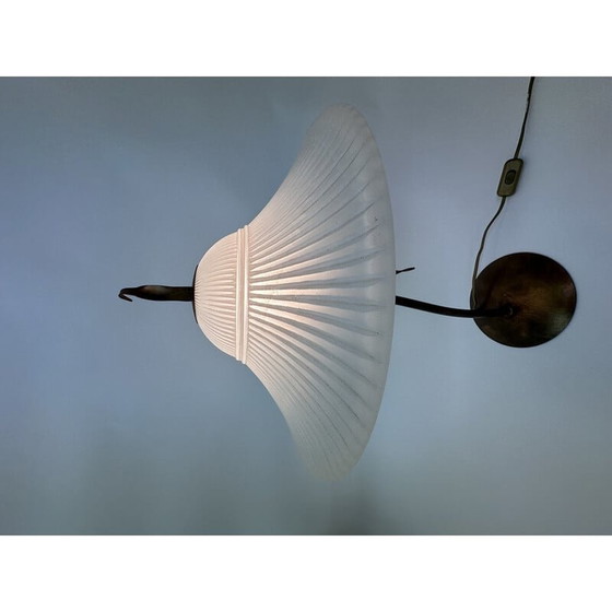 Image 1 of Lampe vintage en métal et verre pour Massif, Belgique 1980