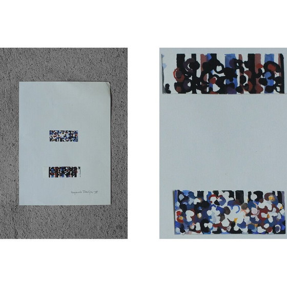 Image 1 of Peinture vintage de Margareta Treutiger, Suède 1978