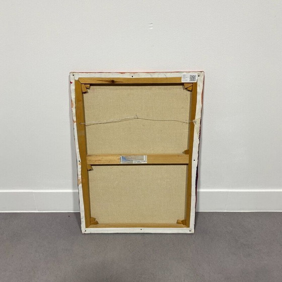 Image 1 of Huile sur toile vintage "Perroquet" de Christine Lecrecq