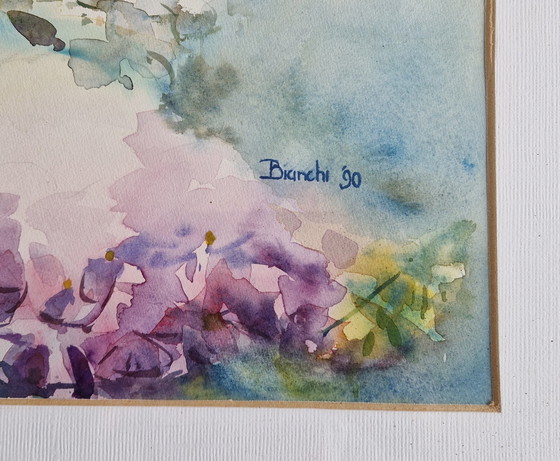 Image 1 of 2 aquarelles signées de l'artiste de Rotterdam Frans Bianchi