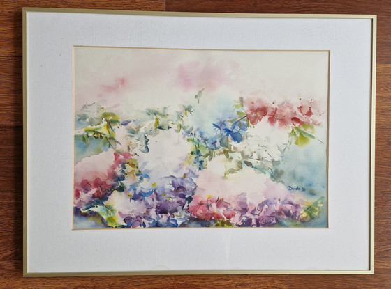 Image 1 of 2 aquarelles signées de l'artiste de Rotterdam Frans Bianchi