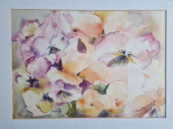 Image 1 of 2 aquarelles signées de l'artiste de Rotterdam Frans Bianchi