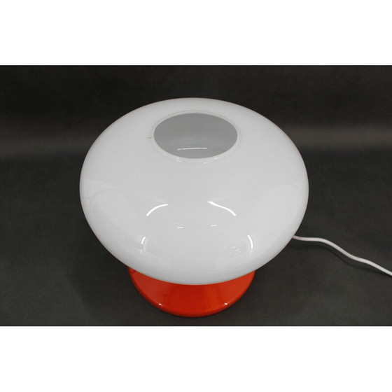 Image 1 of Lampe de table vintage en verre avec champignon, Stepan Tabery, Tchécoslovaquie 1970