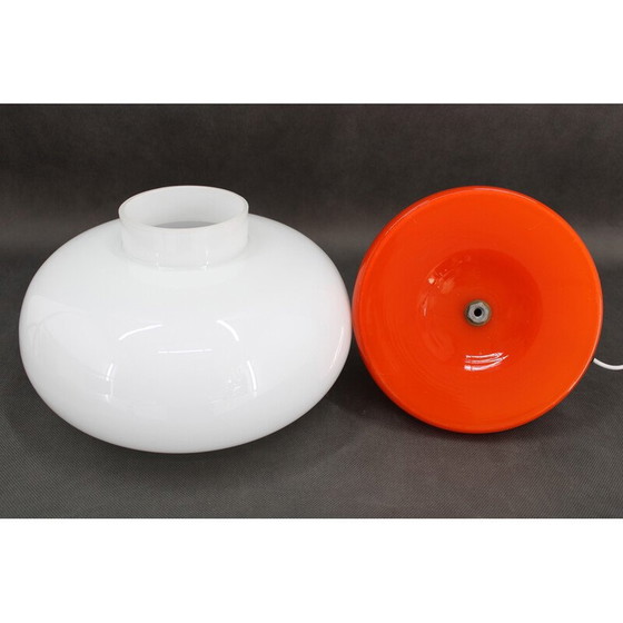 Image 1 of Lampe de table vintage en verre avec champignon, Stepan Tabery, Tchécoslovaquie 1970