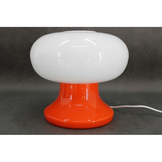 Image 1 of Lampe de table vintage en verre avec champignon, Stepan Tabery, Tchécoslovaquie 1970
